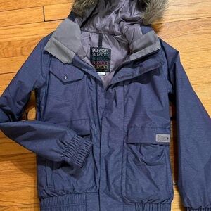 Burton Purple Hooded Snowboard/Ski Jacket